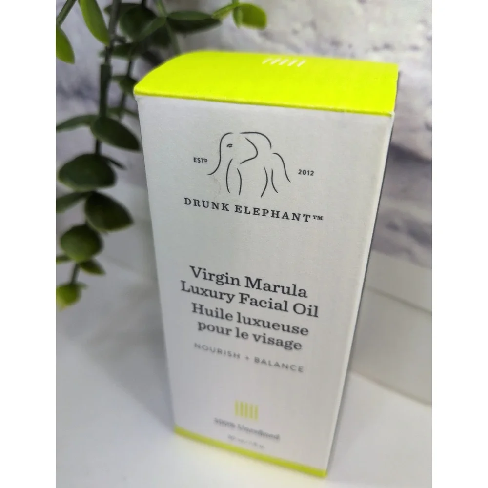 LEGIT NIB!😍Drunk Elephant Virgin Marula Luxury Facial Oil Gluten-Free Vegan 1oz
